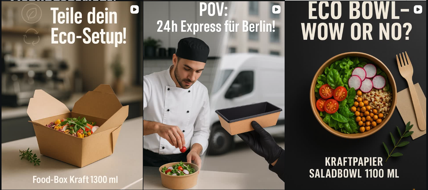 Examples of autonomous AI-generated B2B social media posts